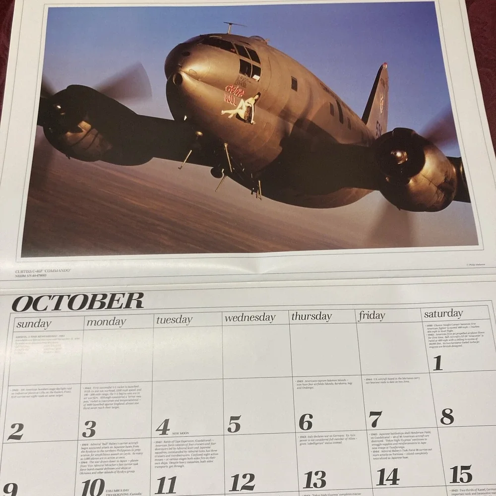 Ghosts 1994 Aviation Calendar 